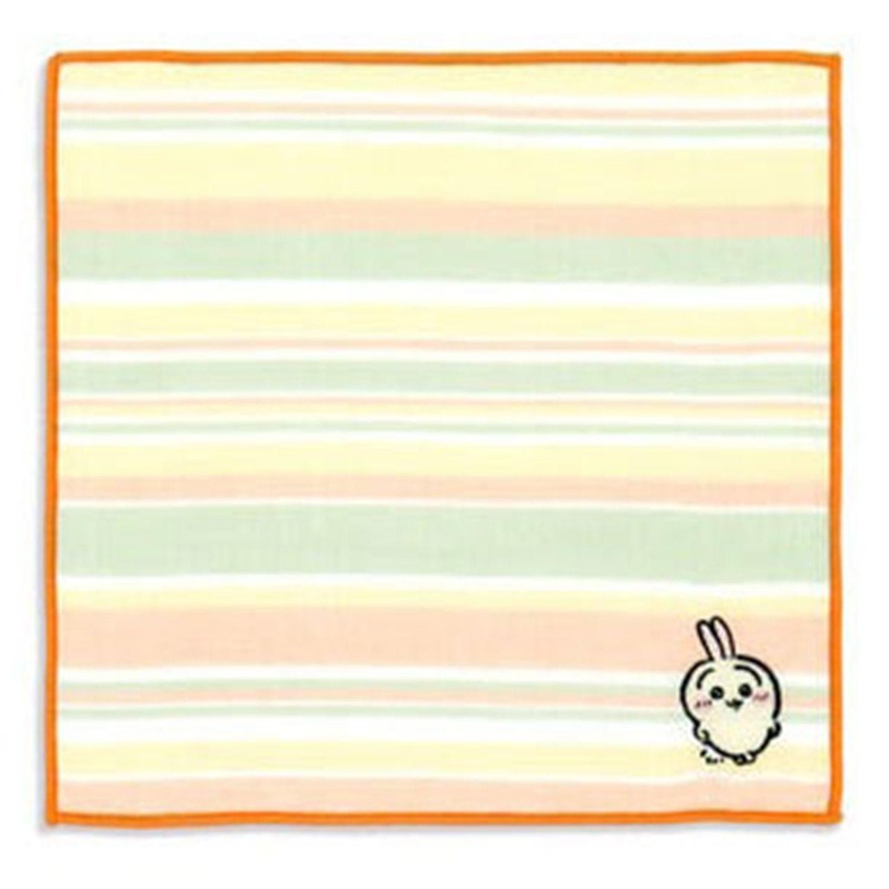 Towel Museum Chiikawa Eight-Layer Gauze Towel Handkerchief 271-8013 Border OR