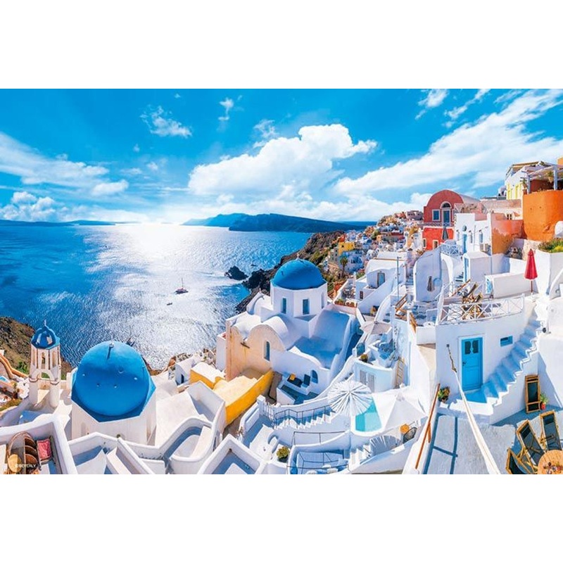 Beverly M81-633 Jigsaw Puzzle Cool Wind in Santorini (1000 S-Pieces)