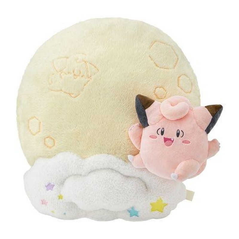 Pokemon Center Original Clefairy and the Luminous Moon Cushion