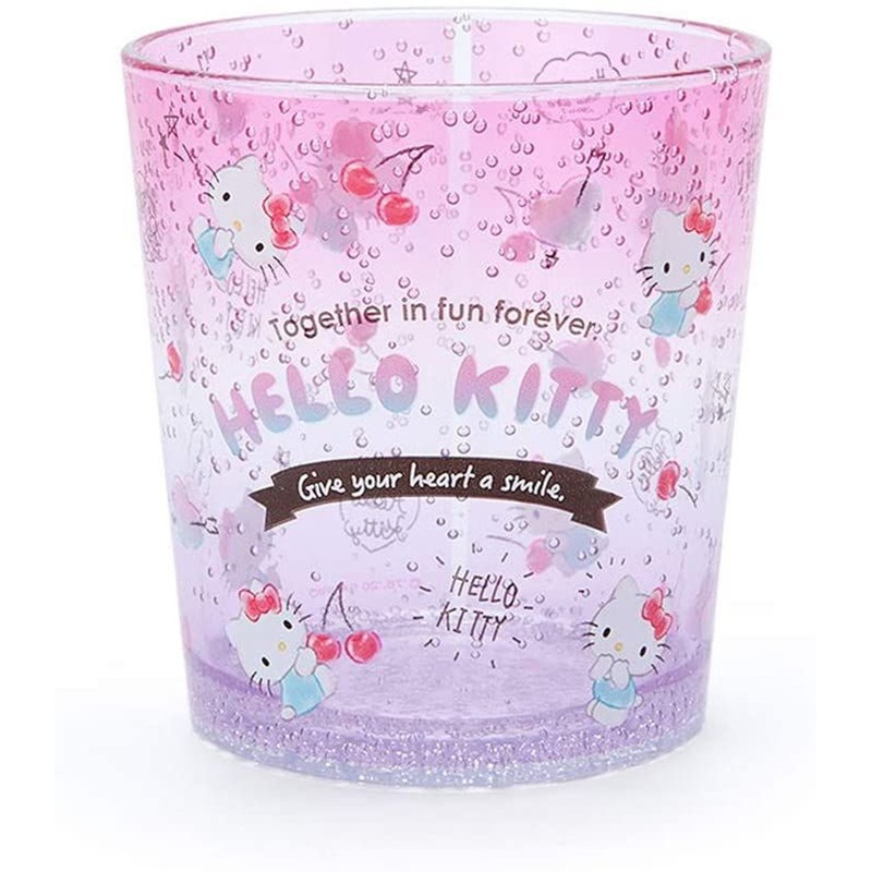 Sanrio Clear Plastic Tumbler Hello Kitty