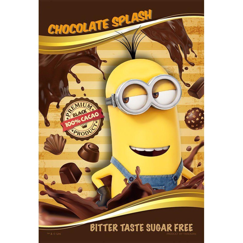 Yanoman 99-427 Jigsaw Puzzle Petit Light Minions Chocolate Splash (99 Small Pieces)
