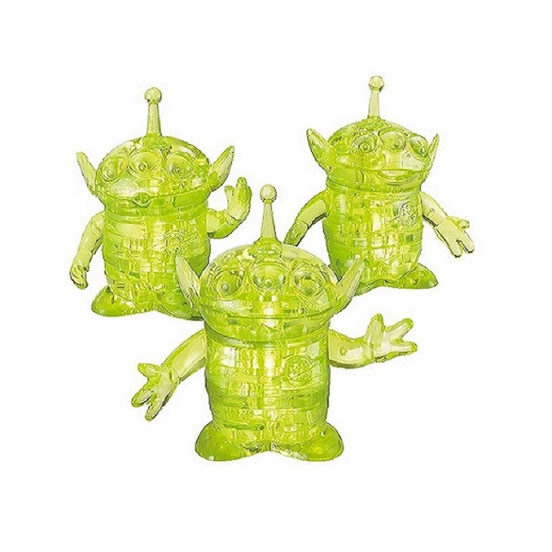 Hanayama Crystal Gallery 3D Puzzle Disney Toy Story Little Green Men Aliens 4977513076210