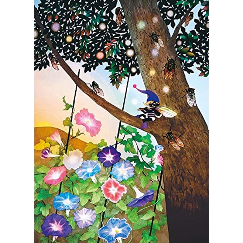 APPLEONE Jigsaw 500-261 Seiji Fujishiro Morning Glory (500 Pieces)