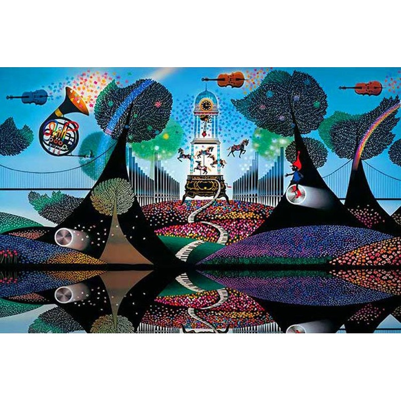 Appleone Jigsaw Puzzle Symphony in a Flower Garden (1000 Pieces)