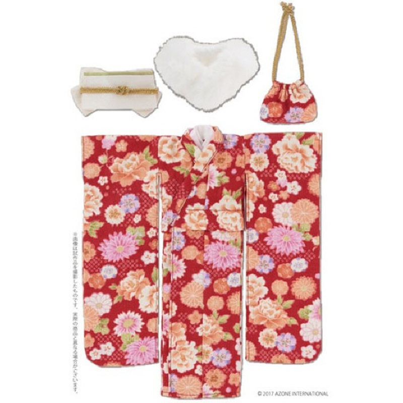 Azone POC431-RED PNS Kimono Set Scarlet
