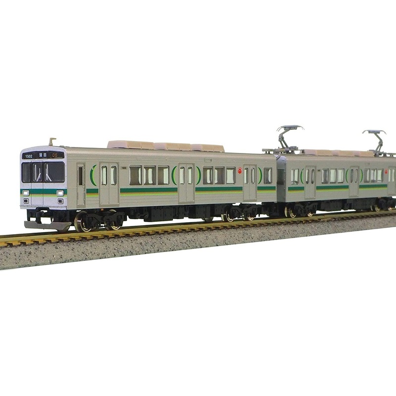Greenmax 30624 Tokyu Series 1000-1500 (Conventional Obstacle Deflector) 3 Cars Set (N scale)