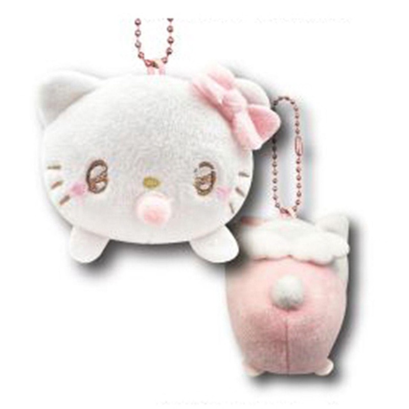 Hatakeyama Shoji Soft And Cuddly Lying Down Mascot Angel Baby / Hello Kitty