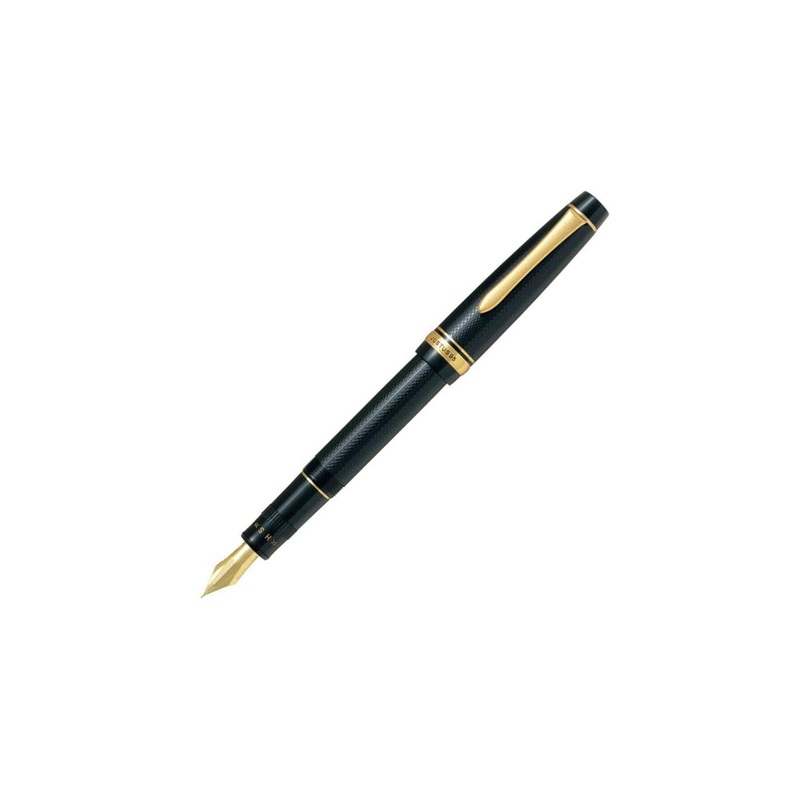 Pilot FJ-3MR-NB-M Justus 95 Net Black Fountain Pen (NIB:M Medium)