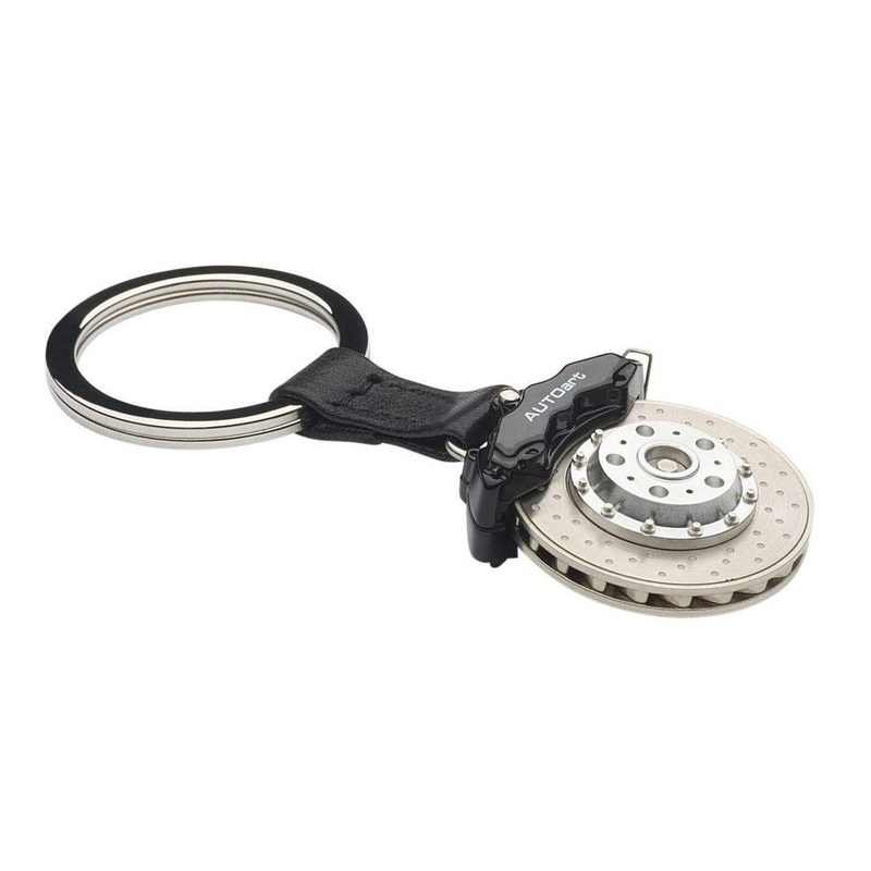 AUTOArt Brake Disc Keychain (6-Pot/Black Caliper)