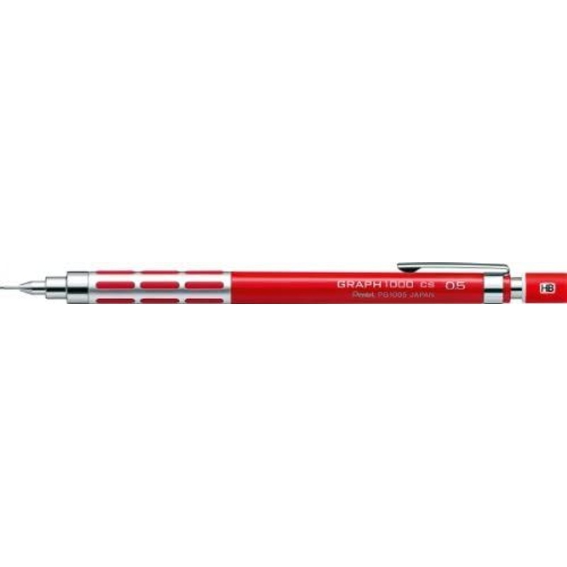 Pentel Graph 1000 CS Mechanical Pencil 0.5mm (Red)