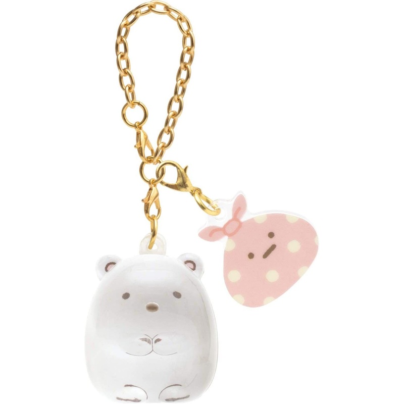San-x Sumikko Gurashi Nakayoshi Pair Keychain Shirokuma & Furoshiki