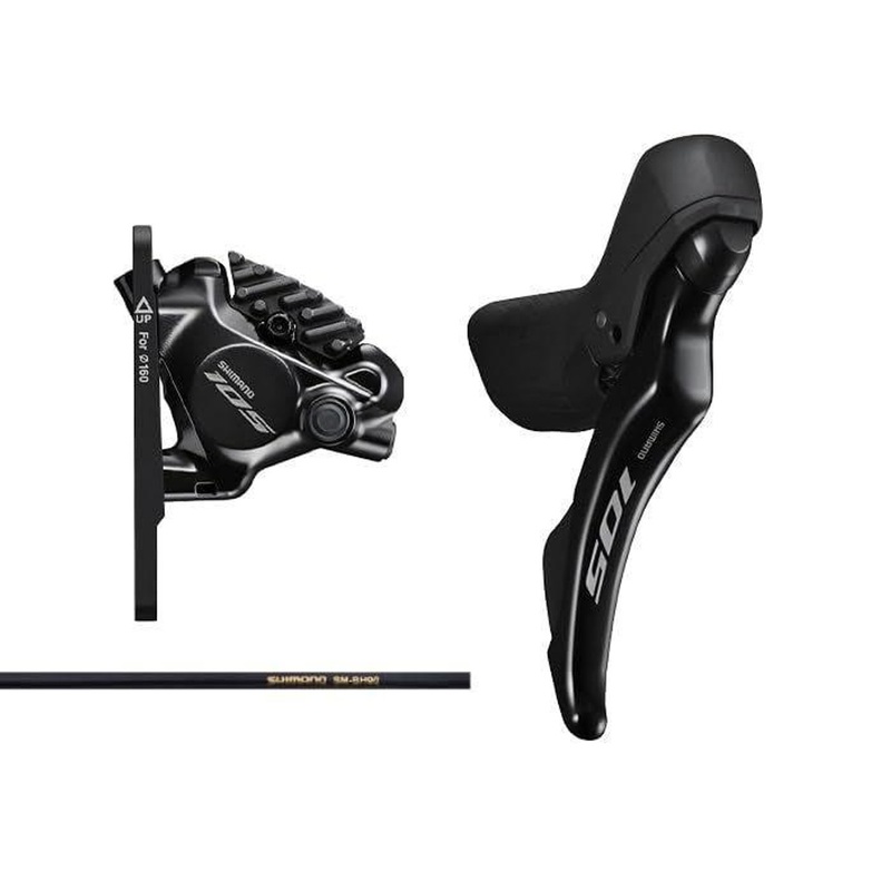 Shimano (Cycling) Shimano J-Kit Direct ST-R7120 (Right) BR-R7170 (Front) Resin Pad With Fin Brake Hose 1000 Mm (SM-BH90) / Shift Cable 2200 Mm IR71202DRF6SC100A