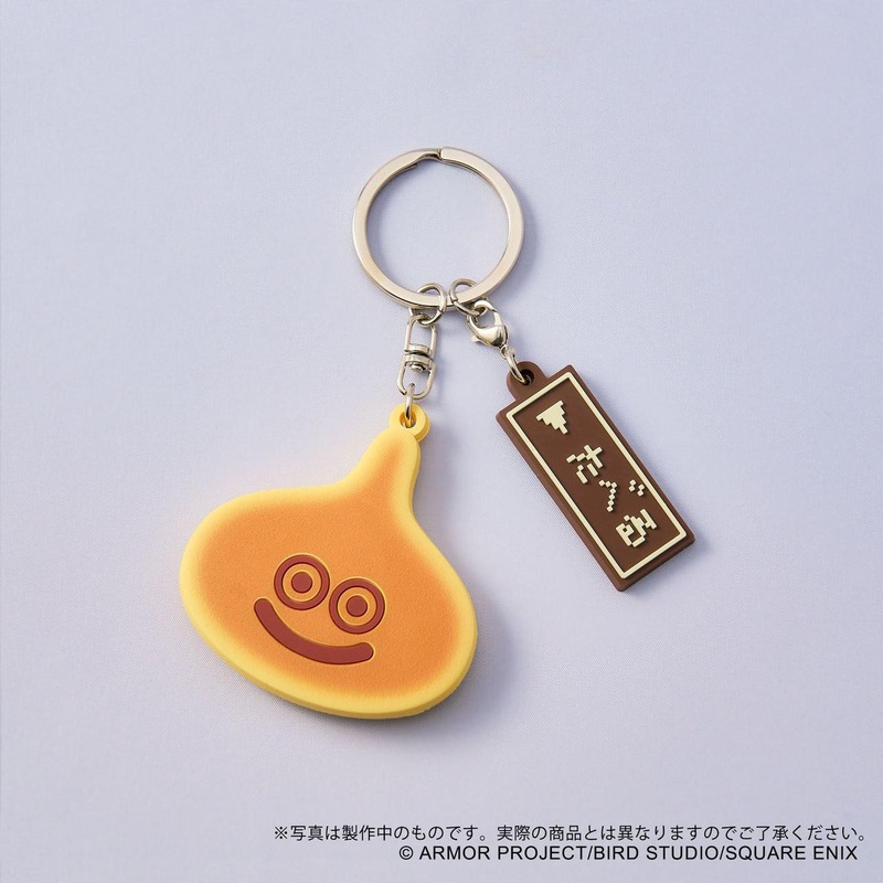Square Enix Smile Slime Keychain: Slime Pancake (Dragon Quest)