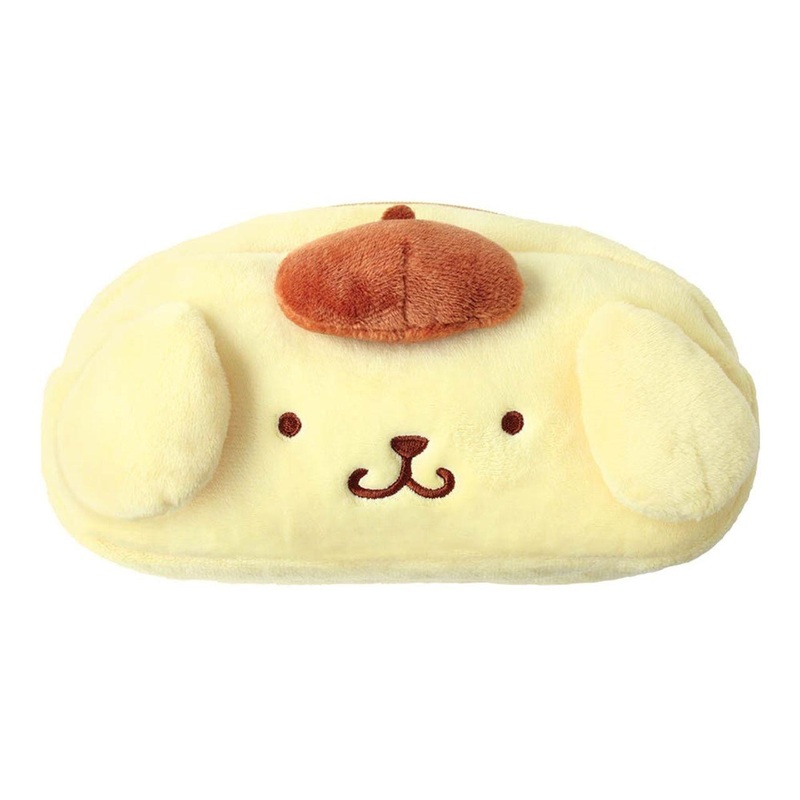 T’s Factory Sanrio Plush Face Pen Pouch Pom Pom Purin