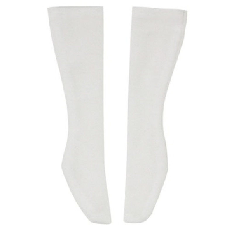 Azone FAO051-WHT Azo 2 School Socks White