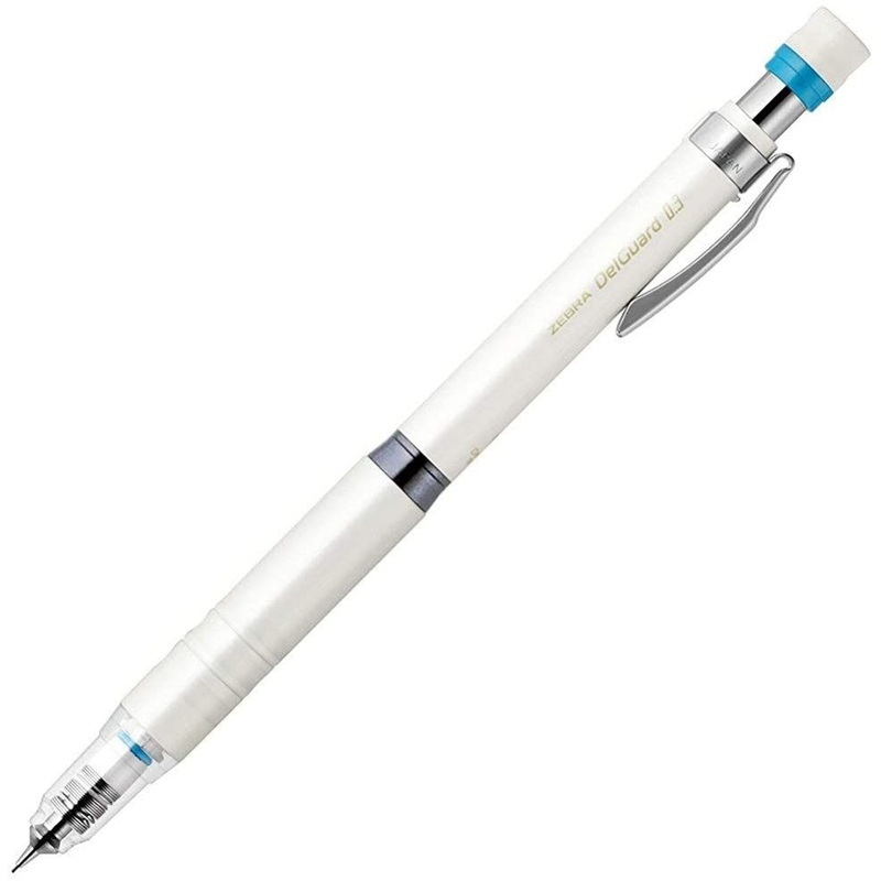 Zebra DelGuard Type-Lx Mechanical Pencil 0.3mm White