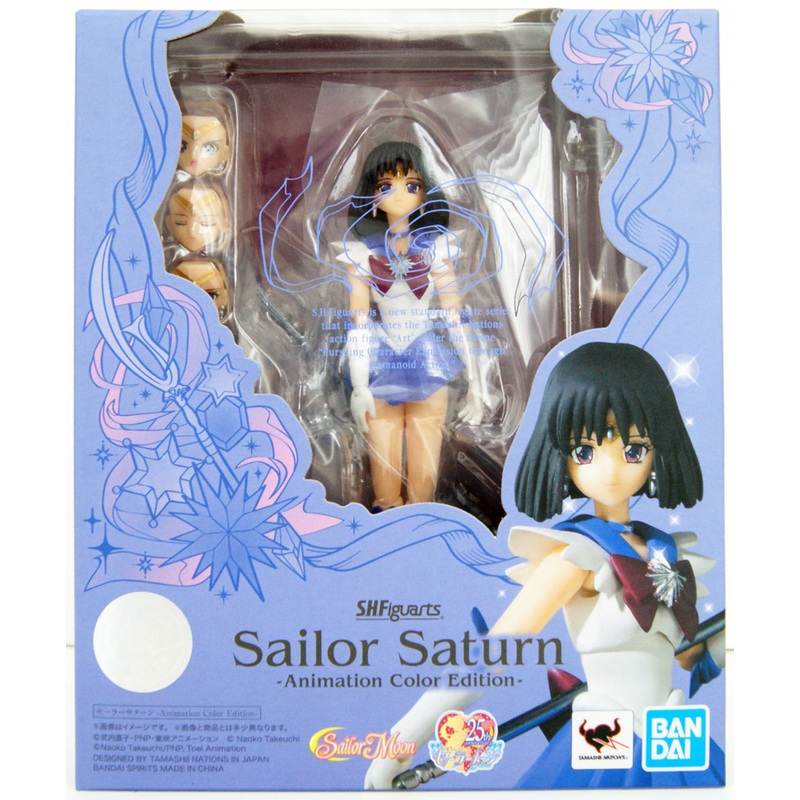 Bandai S.H. Figuarts Sailor Saturn -Animation Color Edition- Figure (Sailor Moon)