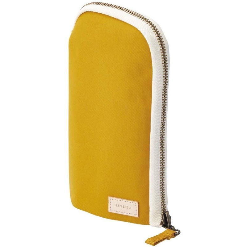 LIHIT LAB. HINEMO Stand Pen Pouch L (Yellow)