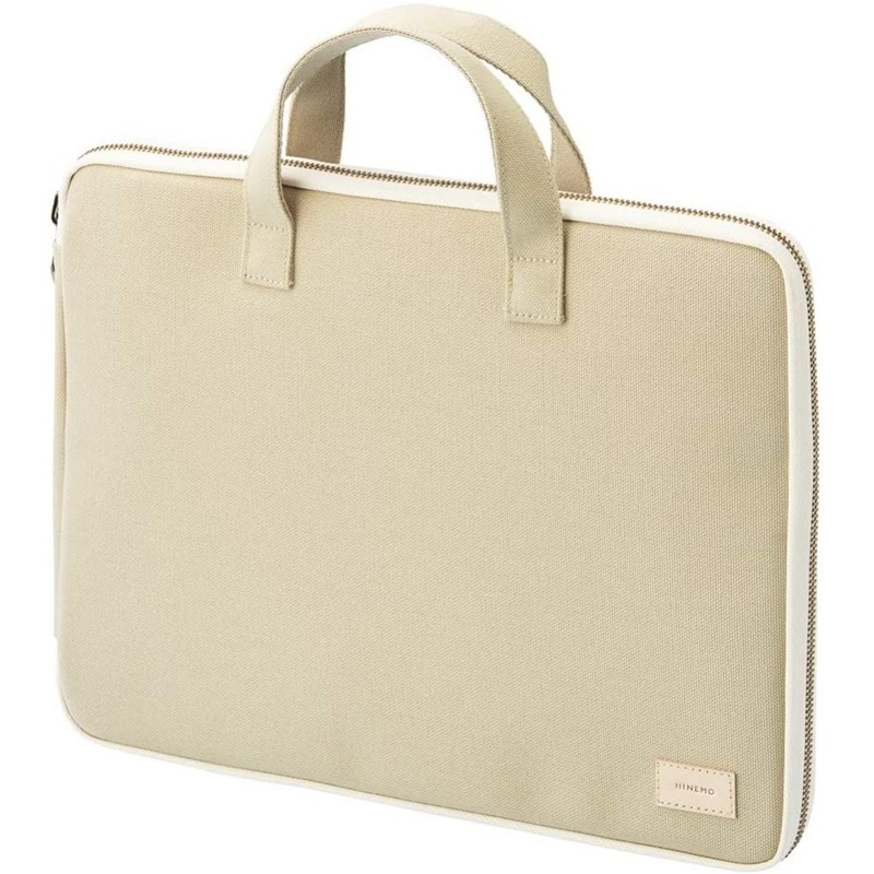 LIHIT LAB. HINEMO Stand Pouch L (Beige)
