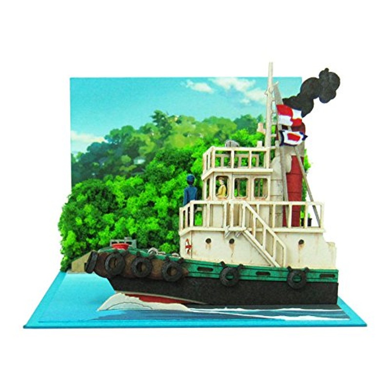 Sankei MP07-76 Studio Ghibli Scenery from Tugboat From Up On Poppy Hill NonScale
