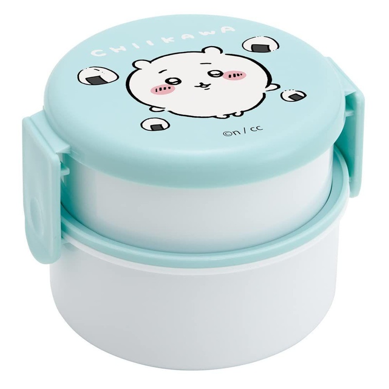 Skater Chiikawa Antibacterial Round Lunch Box Two-Tier