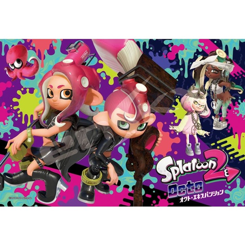 Ensky Frost Art Crystal Jigsaw Puzzle 300-AC042 Splatoon 2 Octo Expansion (300 Pieces)