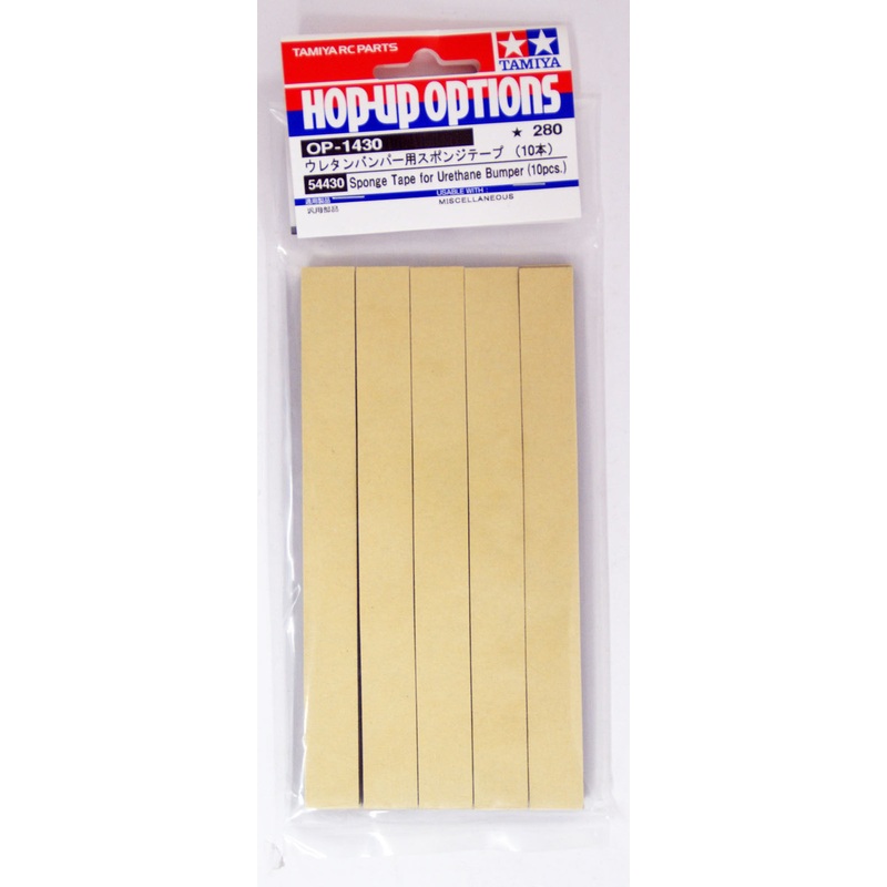 Tamiya 54430 (OP1430) Sponge Tape (10pcs) (For Urethane Bumper)