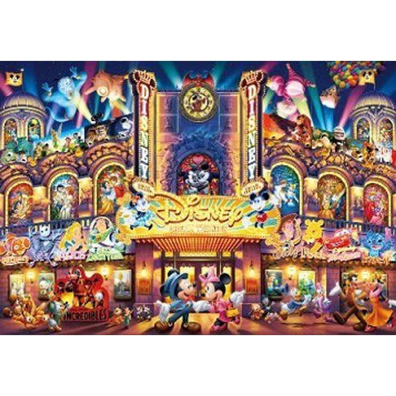 Tenyo Japan Jigsaw Puzzle D-1000-410 Disney Mickey Dream Theater (1000 Pieces)