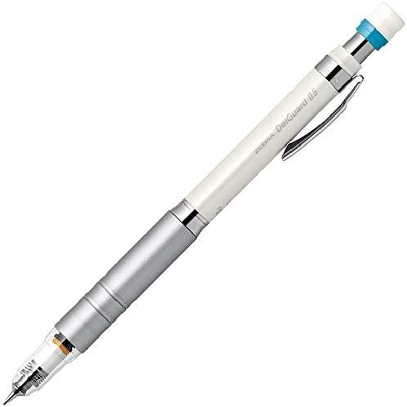 Zebra DelGuard Type-Lx Mechanical Pencil 0.5mm White
