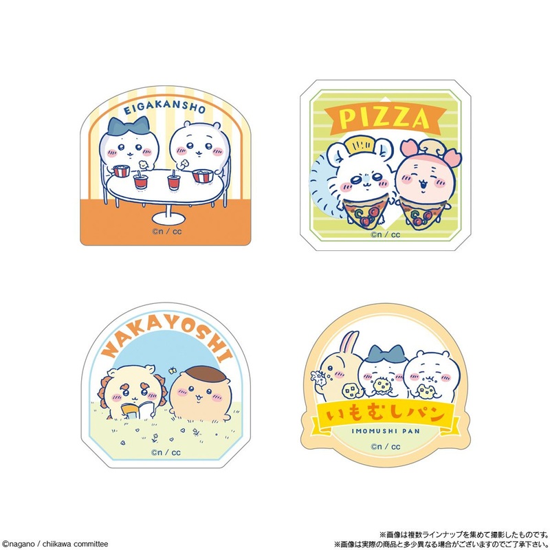 Bandai Candy Chiikawa Die Cut Sticker Collection Vol.4 12Pcs Box
