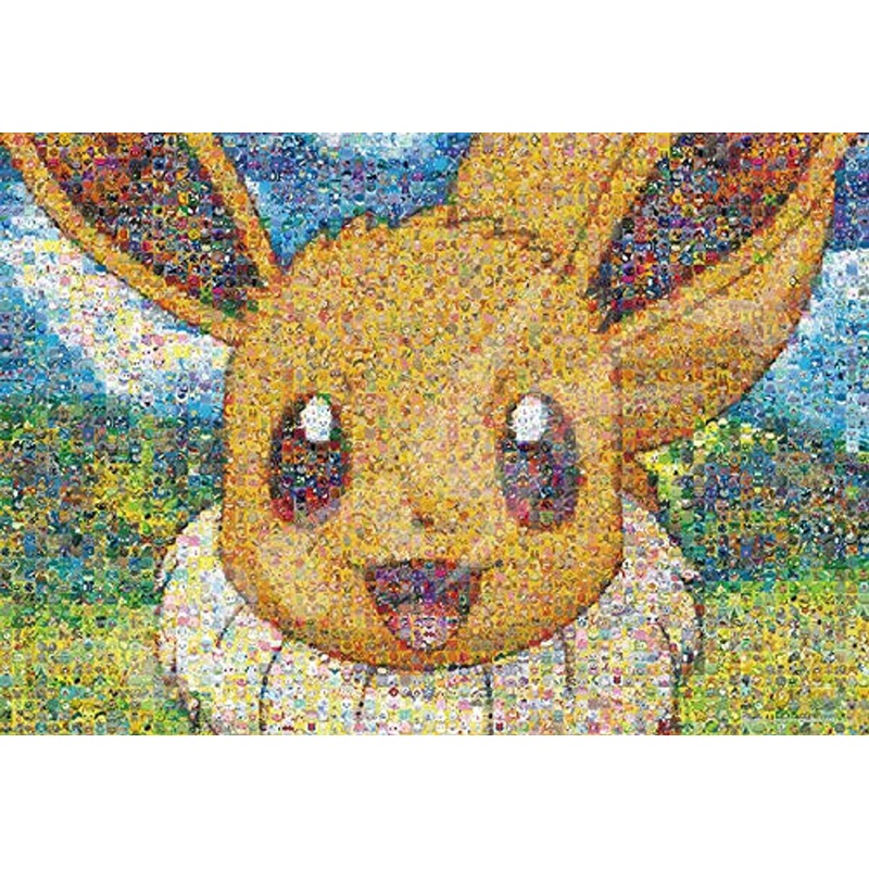 Ensky Jigsaw Puzzle 500T-L20 Pokemon Eevee Mosaic Art (500 L-Pieces)