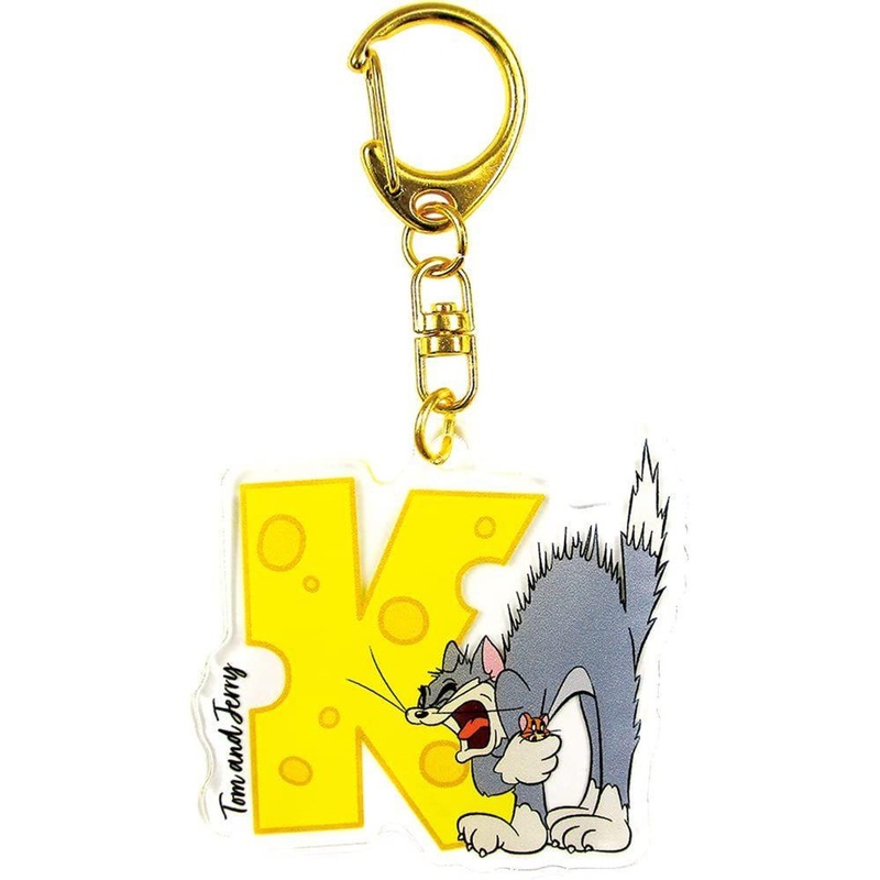 T’s Factory Tom And Jerry Initial Acrylic Keychain K