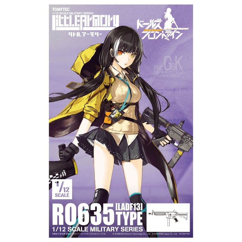 Tomytec LADF13 Military Series 1/12 Little Armory Dolls Frontline RO635 type Plastic Model