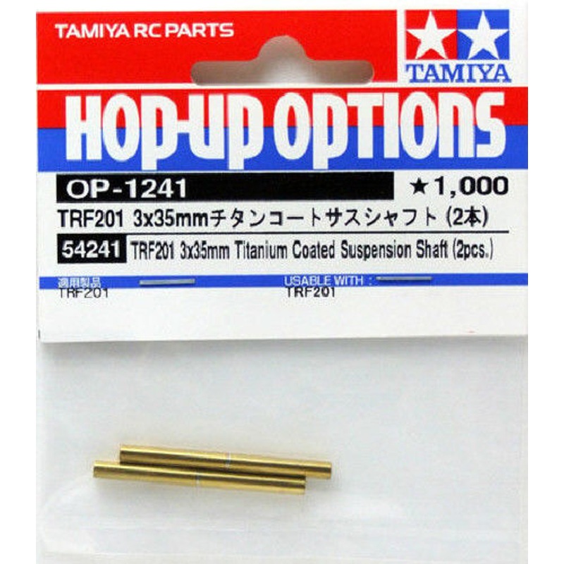 Tamiya 54241 (OP1241) TRF201 3x35mm Titanium Coated