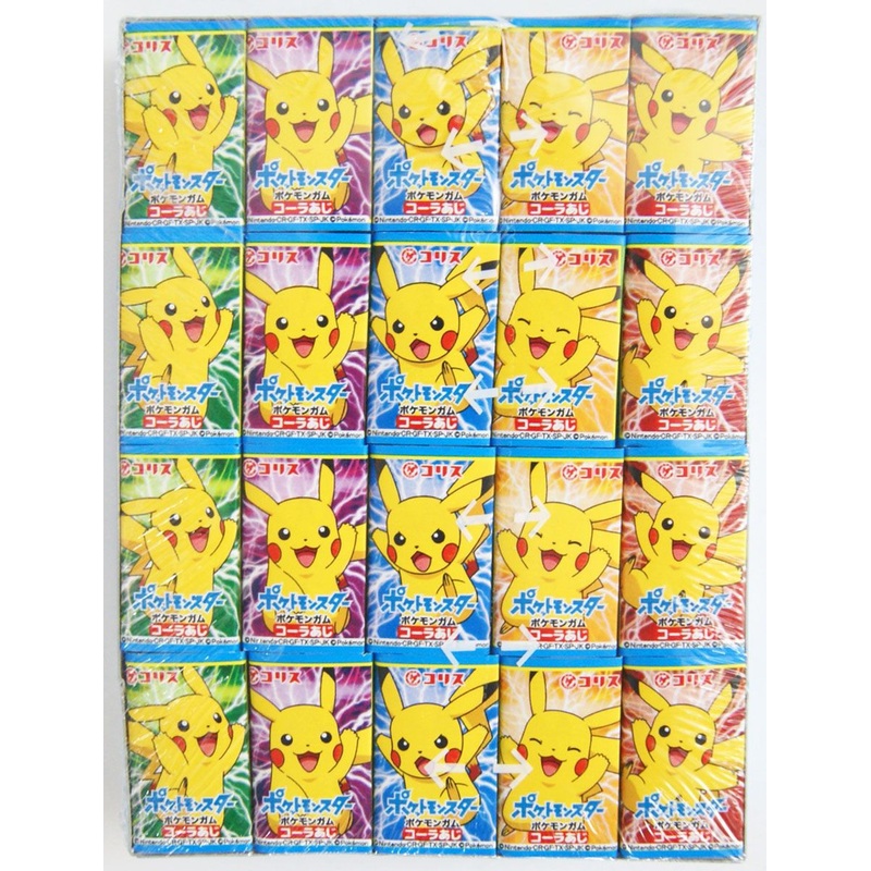 Top Super Pokemon Gum 1 Box (60 Pieces) Japanese Dagashi Snack