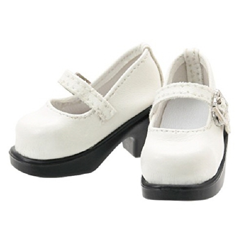 Azone KPT017-WHT Mushroom Planet ‘Tic Saul Strap Shoes’ White