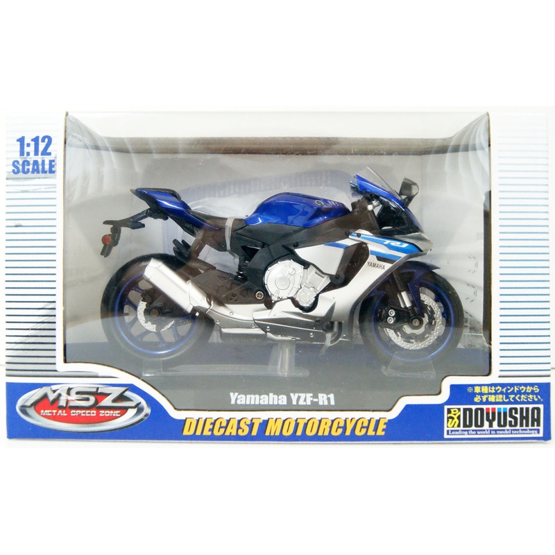 Doyusha 1/12 YAMAHA YZF-R1 Blue Die Casting Finished Model