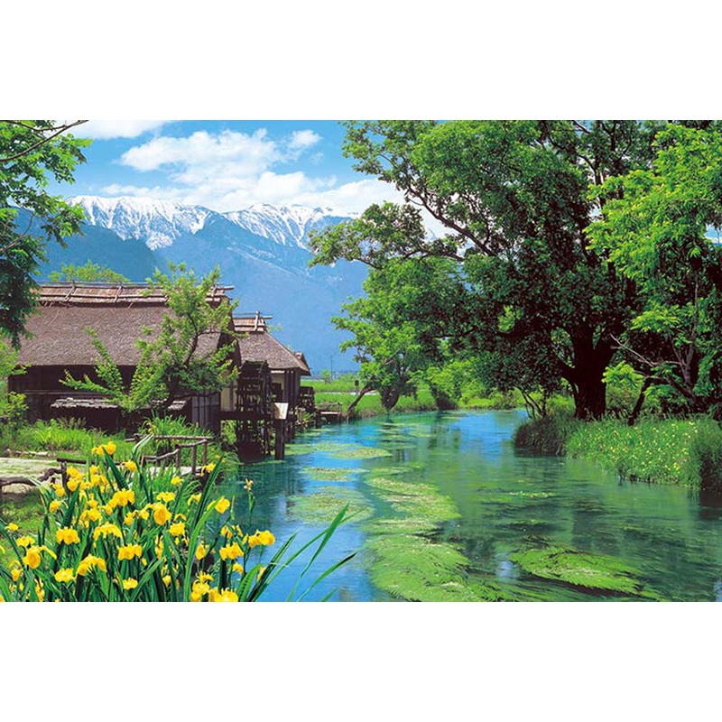 Epoch Jigsaw Puzzle 10-782 Japanese Scenery Watermill Nagano (1000 Pieces)