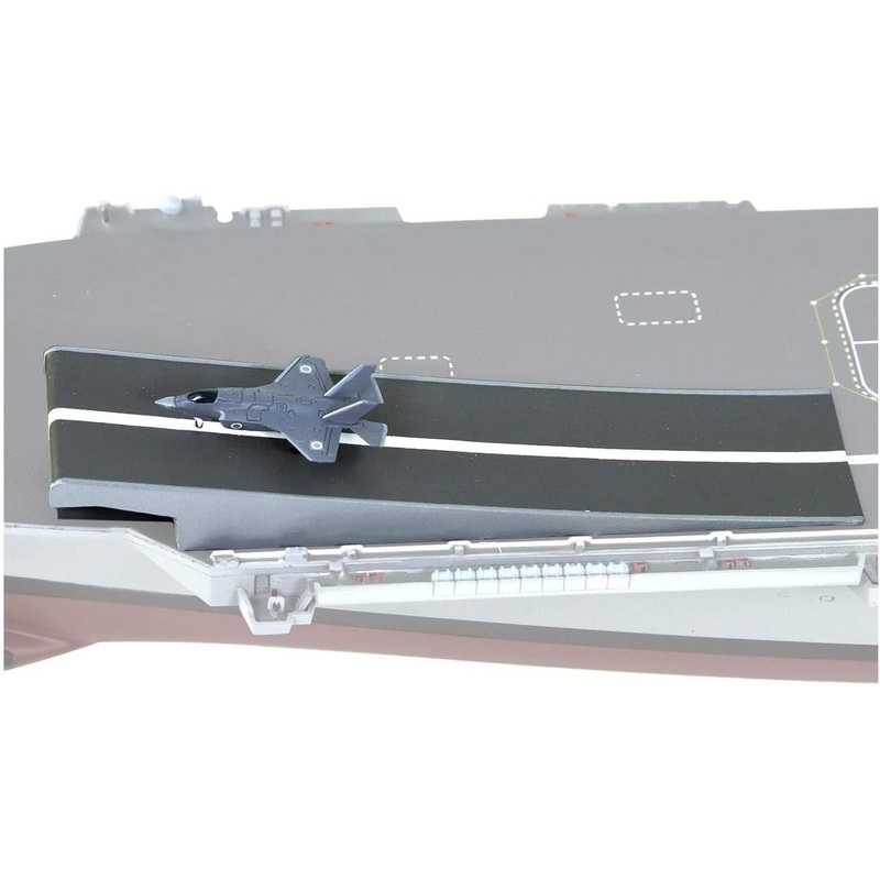 Pit-Road 1/700 Ski Jump Deck & F-35B Set Plastic Model