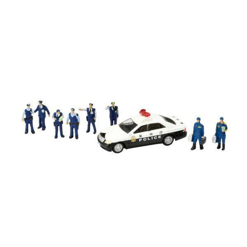 Tomytec (Komono 145) Police Car/Police Officer (N scale)
