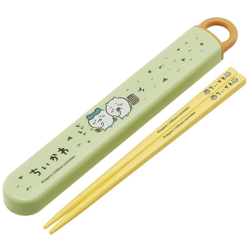 Skater Chiikawa Chopsticks And Case Set