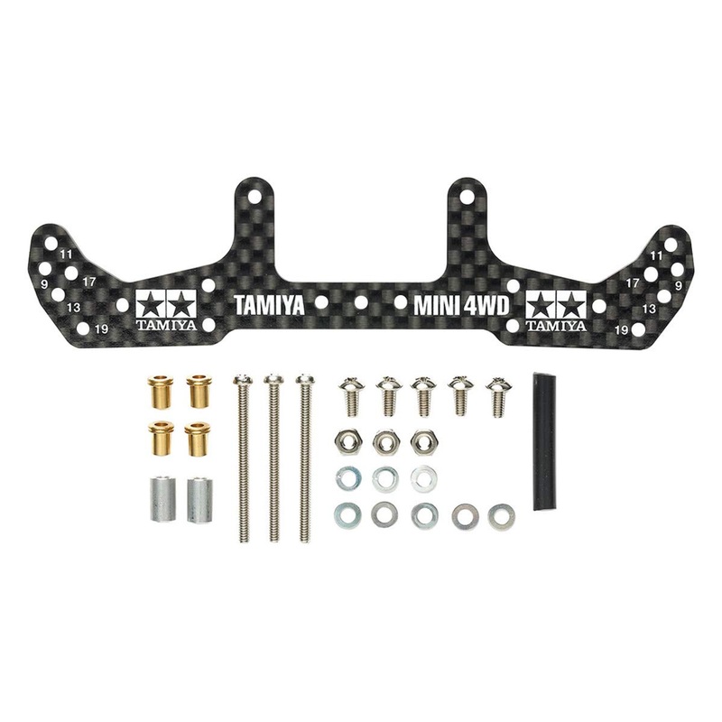 Tamiya 95478 Mini 4WD HG Carbon Wide Rear Plate (for AR Chassis) (1.5mm)