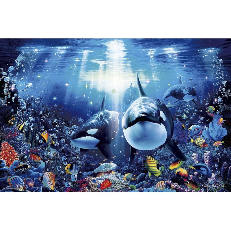Epoch Jigsaw Puzzle 13-007 Lassen Orca Leaf (1000 Pieces)