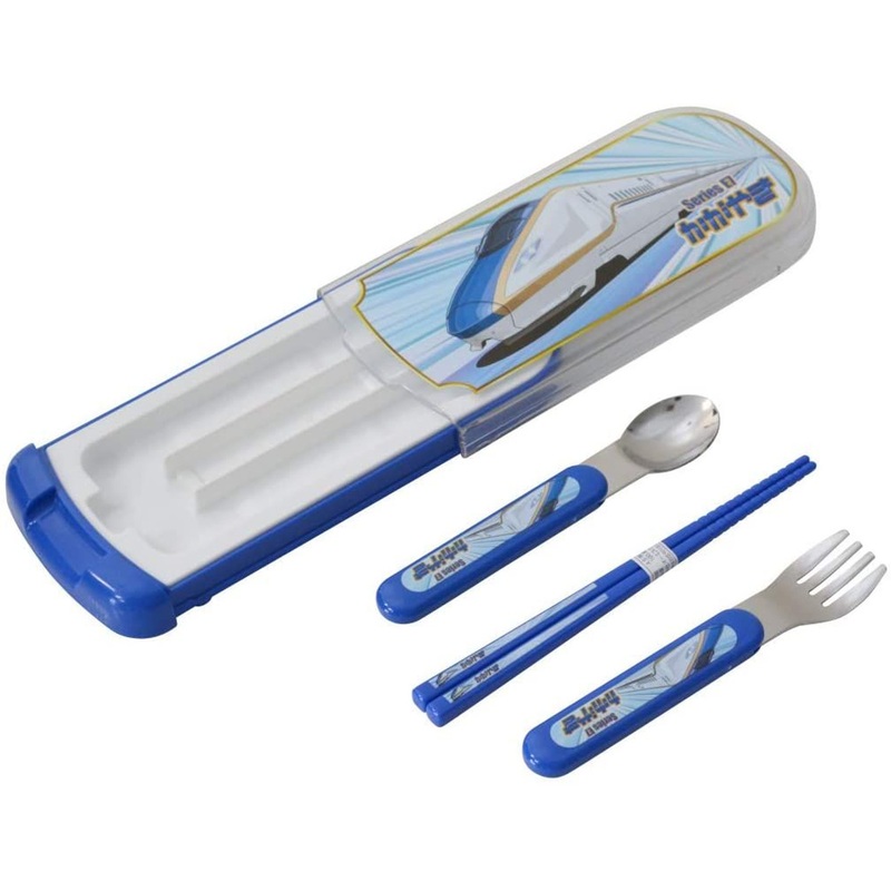 Slid Case Type Trio Set (Spoon, Fork, Chopsticks) Series E7 Hokuriku Shinkansen ‘Kagayaki’