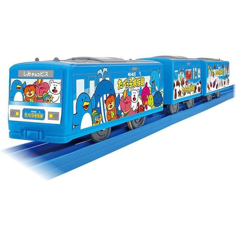 Takara Tomy Pla-Rail Tabekko Animal Crackers Aquarium Decal Train