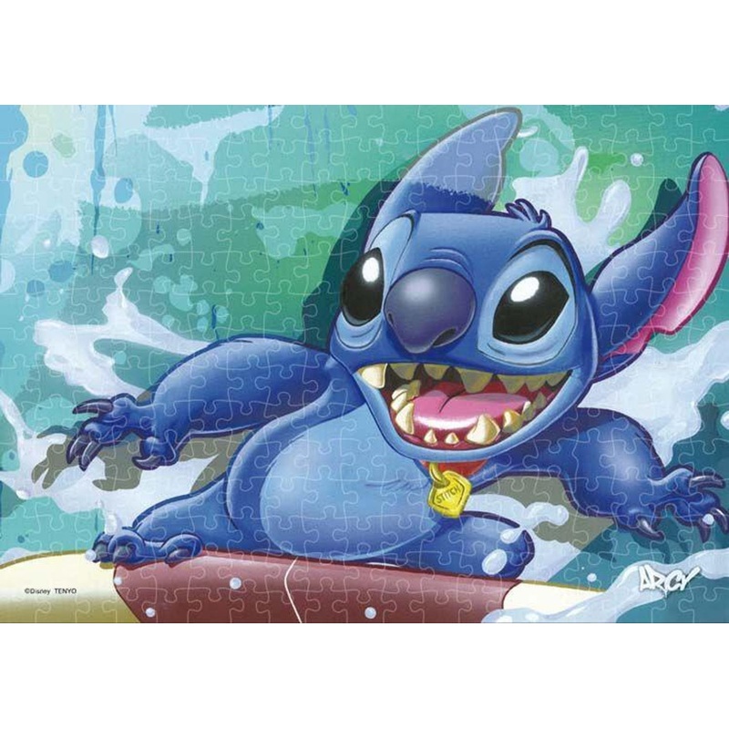 Tenyo DSG266-979 Jigsaw Puzzle Disney Lilo & Stitch – Surf Rider Stitch (266 Pieces)