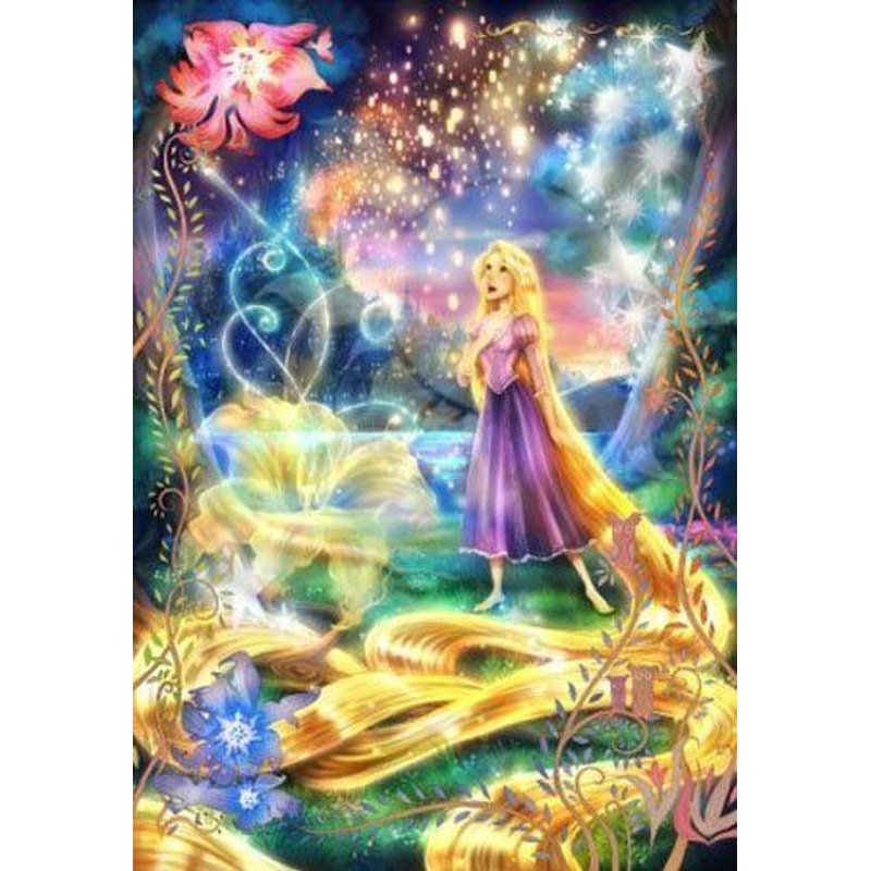 Tenyo Japan Pure White Jigsaw Puzzle DP-1000-022 Disney Rapunzel (1000 Pieces)