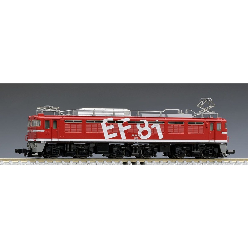 Tomix 7153 JR Electric Locomotive Type EF81 (No.95/ Rainbow Paint/ H Rubber Gray) (N scale)