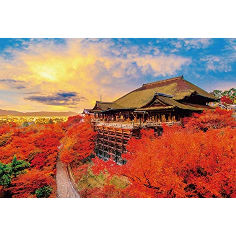 Beverly Jigsaw Puzzle 51-245 Autumn Leaves Kiyomizu-dera Temple Kyoto Japan (1000 Pieces)