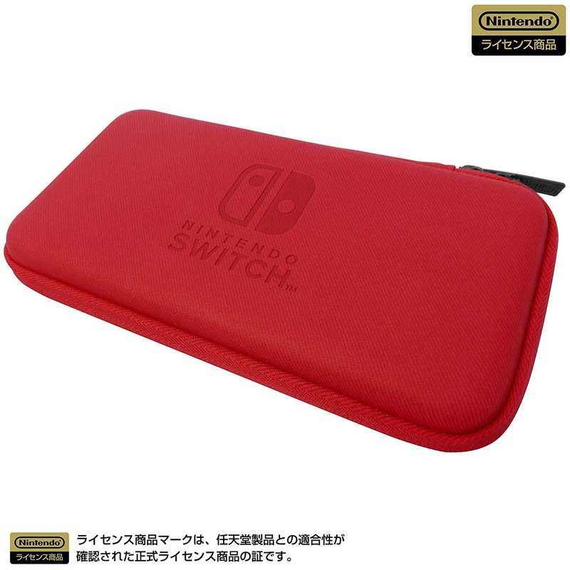 Hori Slim Hard Pouch for Nintendo Switch Lite (Red)